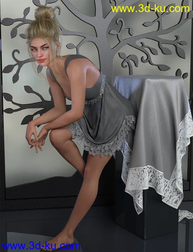 dForce Naomi's Lingerie Collection for Genesis 8 Female(s)模型的图片2