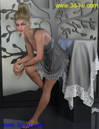 3D打印模型dForce Naomi's Lingerie Collection for Genesis 8 Female(s)的图片