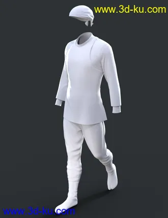 3D打印模型dForce Niwashi Outfit for Genesis 8 Male(s)的图片