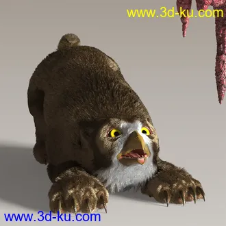 3D打印模型dForce Oso Lechuza for DAZ Dog 8的图片
