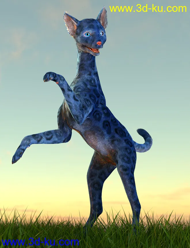 dForce Oso Pooka for Daz Dog 8模型的图片1