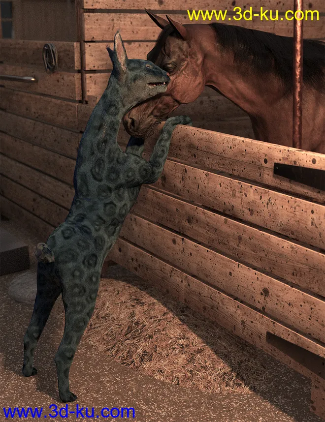 dForce Oso Pooka for Daz Dog 8模型的图片3