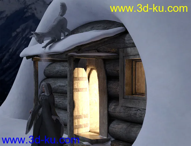 dForce Oso Pooka for Daz Dog 8模型的图片4