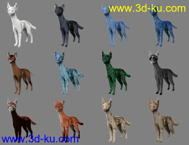 dForce Oso Pooka for Daz Dog 8模型的图片9