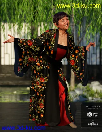 3D打印模型dForce Palace Robes Textures的图片