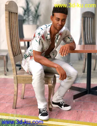 3D打印模型dForce Party Oahu Outfit for Genesis 8 Male(s)的图片