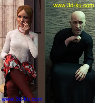 3D打印模型dForce Priest Outfit for Genesis 8 Male(s)的图片