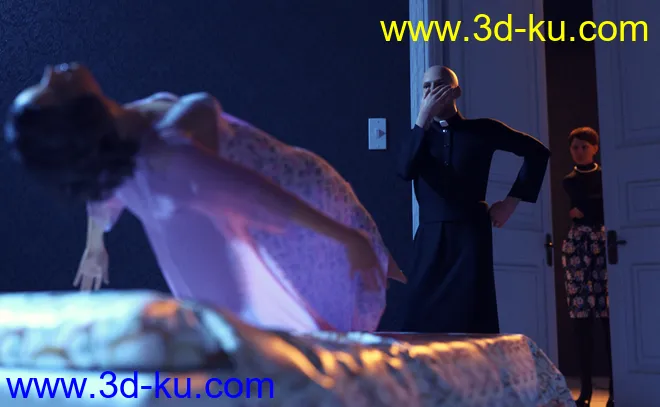 dForce Priest Outfit for Genesis 8 Male(s)模型的图片5