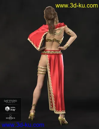3D打印模型dForce Rebel Princess for Genesis 8 Female(s)的图片