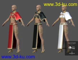 3D打印模型dForce Rebel Princess for Genesis 8 Female(s)的图片