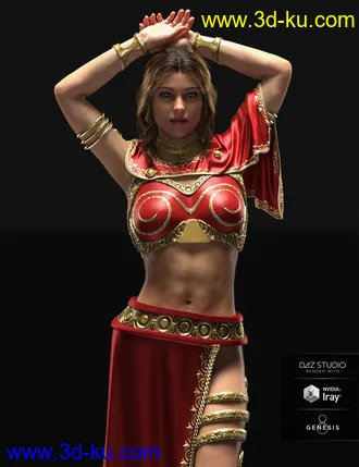 3D打印模型dForce Rebel Princess for Genesis 8 Female(s)的图片