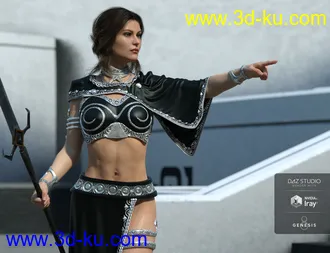 3D打印模型dForce Rebel Princess for Genesis 8 Female(s)的图片