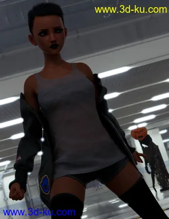 3D打印模型dForce Rebel Yell Outfit for Genesis 8 Female(s)的图片