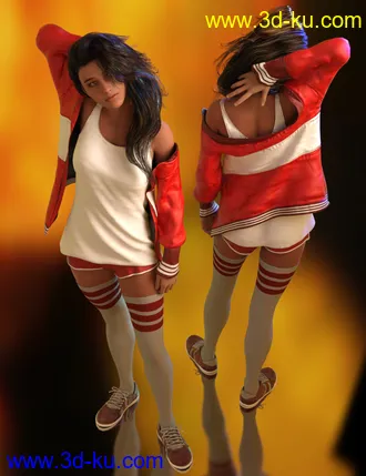 3D打印模型dForce Rebel Yell Outfit Textures的图片