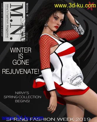 3D打印模型dforce Rejuvenate Dress G3G8的图片