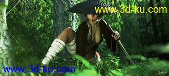 3D打印模型dForce Ren Outfit for Genesis 8 Female(s)的图片