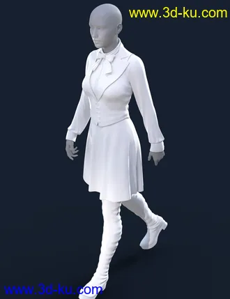 3D打印模型dForce Rita Style Outfit for Genesis 8 Female(s)的图片