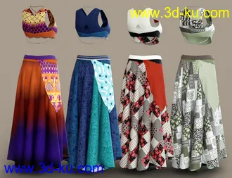 3D打印模型dForce Roma Dancer Outfit Textures的图片