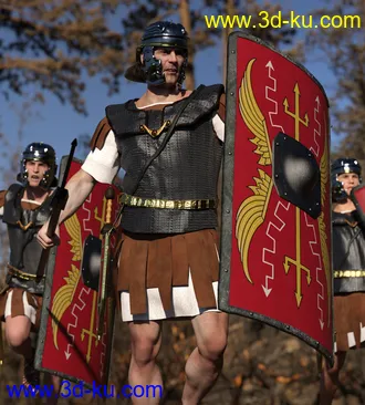 3D打印模型dForce Roman Legion for Genesis 8 Male的图片