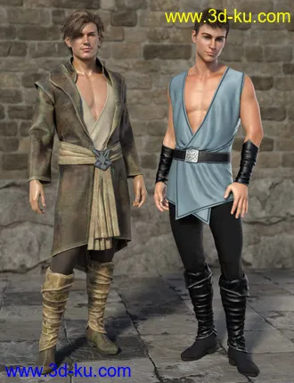3D打印模型dForce Royal Fantasy Outfit for Genesis 8 Male(s)的图片