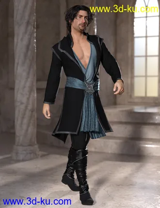 3D打印模型dForce Royal Fantasy Outfit for Genesis 8 Male(s)的图片