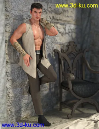 3D打印模型dForce Royal Fantasy Outfit for Genesis 8 Male(s)的图片