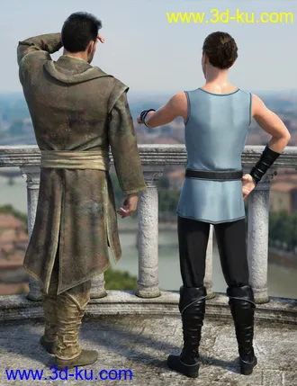 3D打印模型dForce Royal Fantasy Outfit for Genesis 8 Male(s)的图片