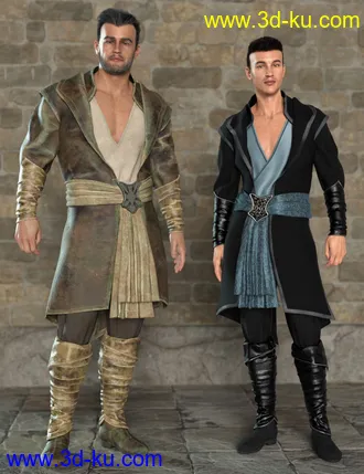 3D打印模型dForce Royal Fantasy Outfit for Genesis 8 Male(s)的图片