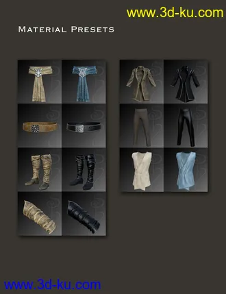 3D打印模型dForce Royal Fantasy Outfit for Genesis 8 Male(s)的图片
