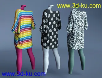3D打印模型dForce Savannah Outfit - Flow的图片