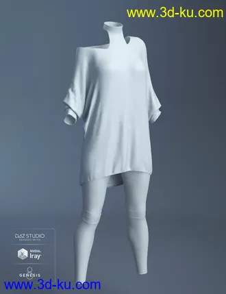 3D打印模型dForce Savannah Outfit for Genesis 8 Female(s)的图片