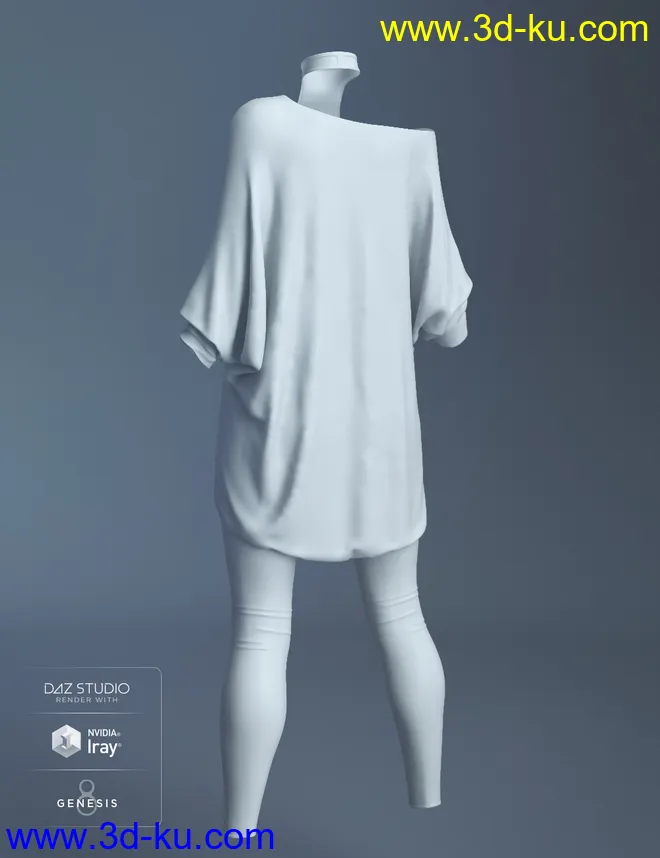 dForce Savannah Outfit for Genesis 8 Female(s)模型的图片8