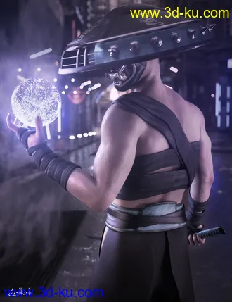 3D打印模型dForce Senshi Outfit for Genesis 8 Male(s)的图片