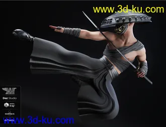 3D打印模型dForce Senshi Outfit for Genesis 8 Male(s)的图片