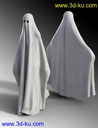 3D打印模型dForce Sheet Ghost for Genesis 8 Female的图片