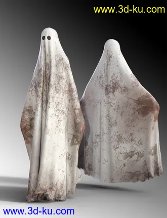 3D打印模型dForce Sheet Ghost for Genesis 8 Female的图片