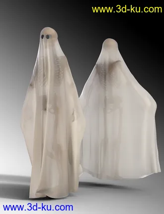 3D打印模型dForce Sheet Ghost for Genesis 8 Female的图片