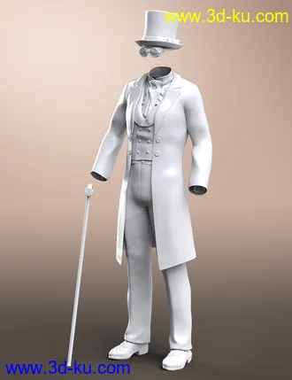 3D打印模型dForce Steampunk Classic for Genesis 8 Male(s)的图片