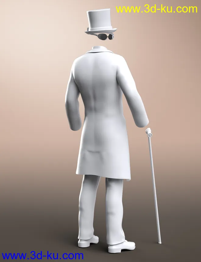 dForce Steampunk Classic for Genesis 8 Male(s)模型的图片7