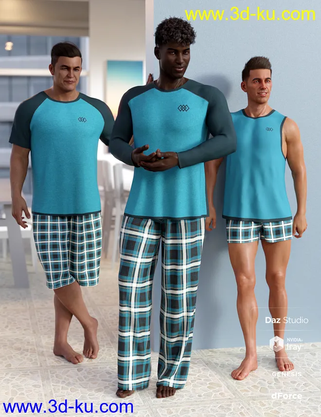 dForce Stellan Lounge Wear - Elan模型的图片3