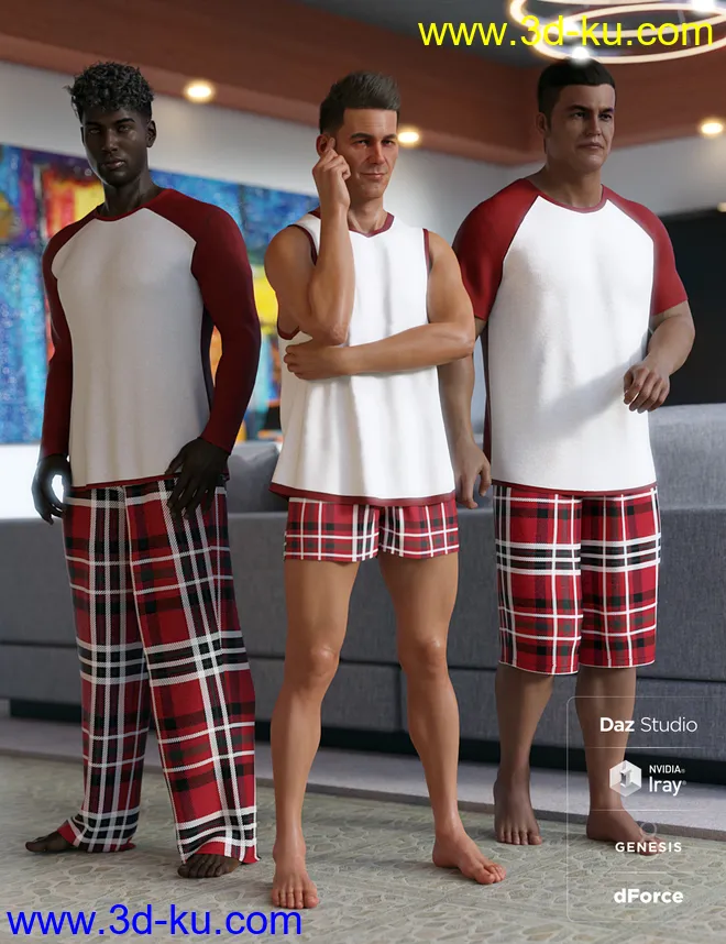 dForce Stellan Lounge Wear - Elan模型的图片4