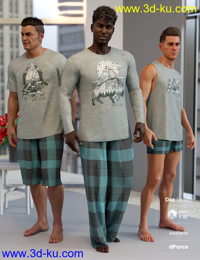 dForce Stellan Lounge Wear - Elan模型的图片5