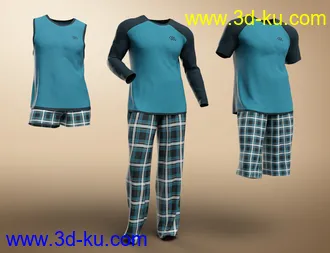 3D打印模型dForce Stellan Lounge Wear - Elan的图片