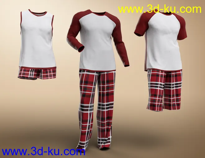 dForce Stellan Lounge Wear - Elan模型的图片10