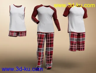 3D打印模型dForce Stellan Lounge Wear - Elan的图片