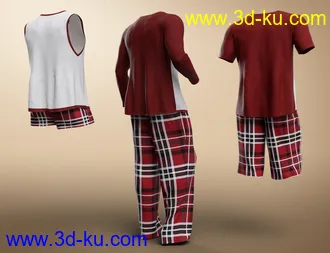 3D打印模型dForce Stellan Lounge Wear - Elan的图片