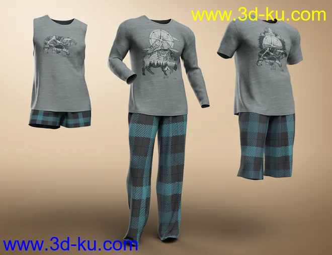dForce Stellan Lounge Wear - Elan模型的图片12