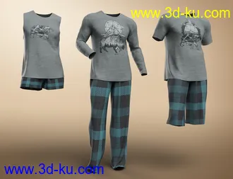 3D打印模型dForce Stellan Lounge Wear - Elan的图片