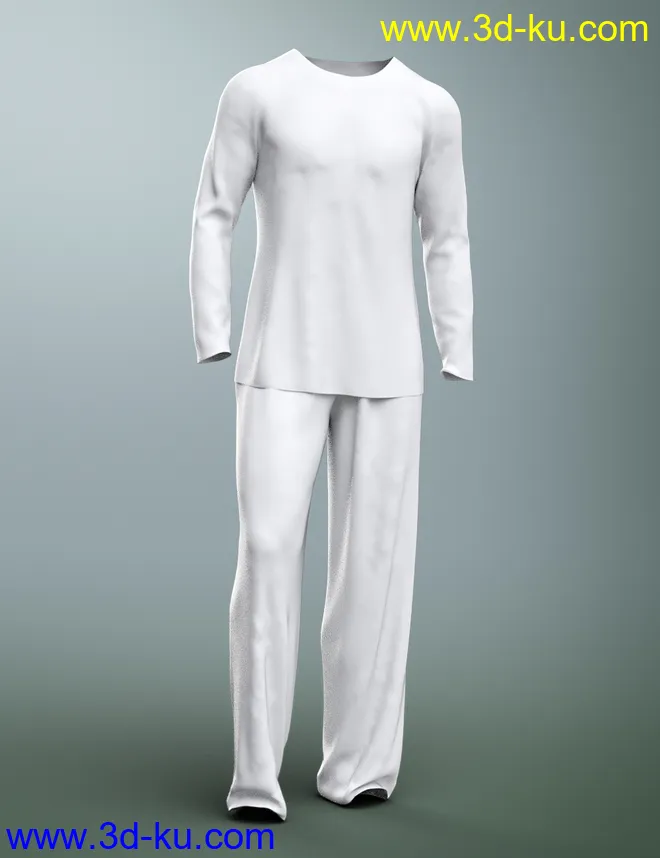 dForce Stellan Lounge Wear for Genesis 8 Male(s)模型的图片8