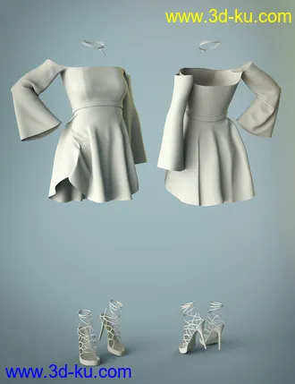 3D打印模型dForce Sugar Dreams Outfit for Genesis 8 Female(s)的图片